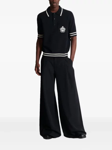 Polo Balmain tricotate negru