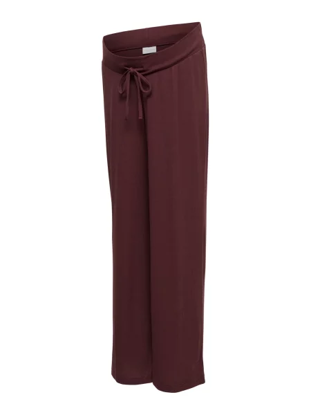 MAMALICIOUS Pantaloni MLLEONORA vin roșu