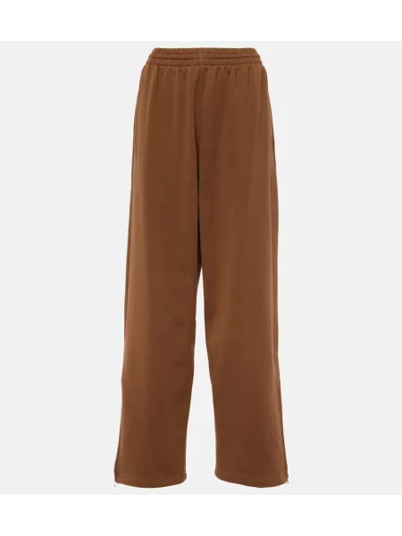 Pantaloni Wardrobe.nyc din jerseu maro