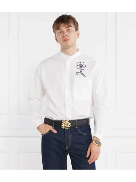 Kenzo Cămașă | Casual fit alb