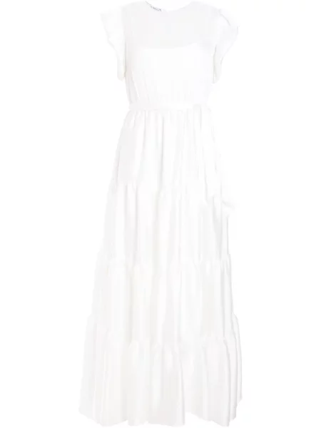 Maksi sukienka maxi Baruni garniturowa biała