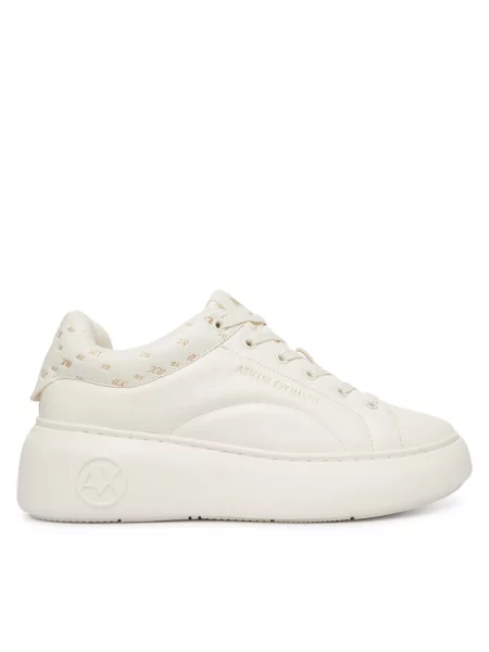 Sneakersy Armani Exchange białe