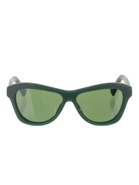 Ochelari de soare Jacquemus cu imprimeu geometric verde