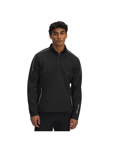 Hanorac Under Armour de jumătate de fermoar negru