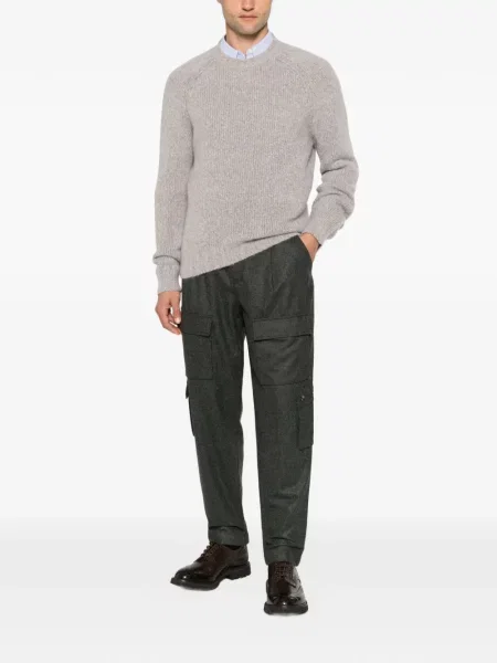 Pantaloni cargo Brunello Cucinelli gri