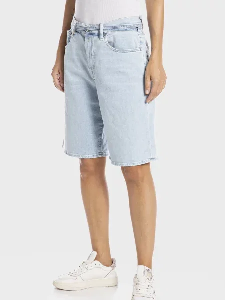 Джинсові шорти Replay блакитні