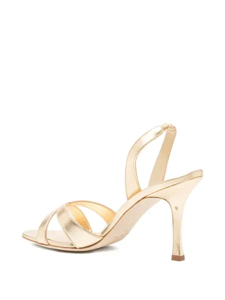 Sandale Manolo Blahnik auriu