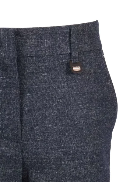 Pantaloni Lorena Antoniazzi albastru