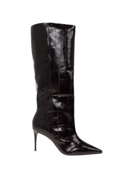 Cizme Black Suede Studio din piele de căprioară negru