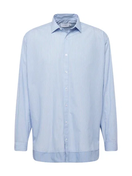 TOPMAN Cămașă albastru deschis / negru / murdar alb
