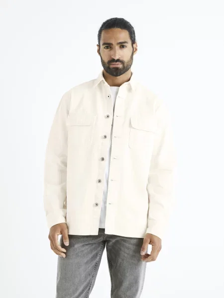 Kavbojska srajca Celio bela