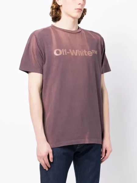 Majica Off-white s printom bijela