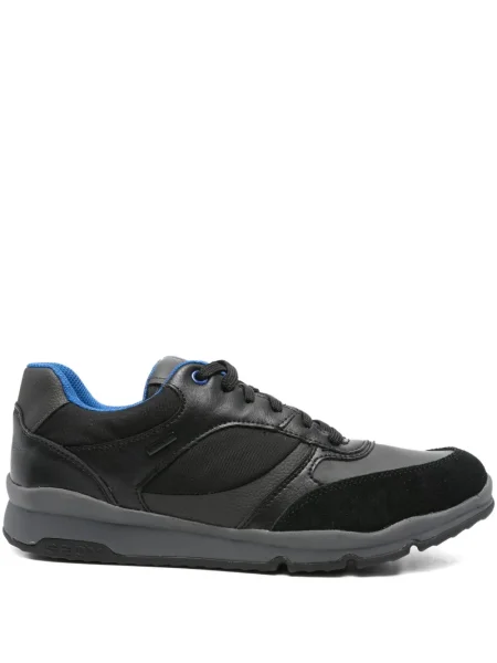 Sneakerși Geox din piele negru