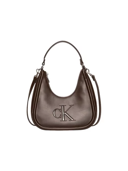Kabelka Calvin Klein hnědá