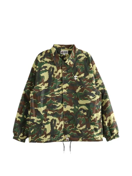 Geacă A Bathing Ape® cu imagine cu model camuflaj verde