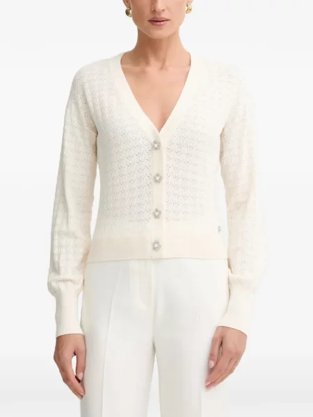 Cardigan Guess cu model floral tricotate