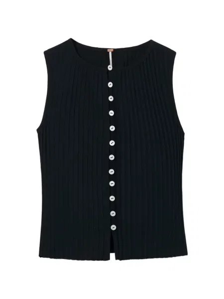 Top Free People tricotate negru