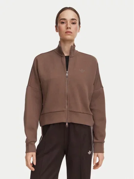 Adidas Bluza Spacer Tracktop brązowy