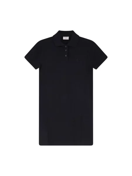 Koszulka polo Saint Laurent czarna
