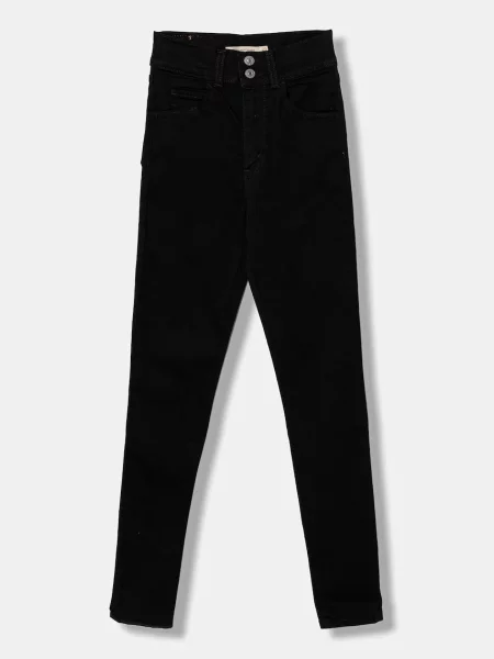 Levi's jeansy RETRO HIGH SKINNY DB czarny