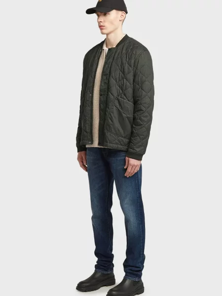 Стьобаний бомбер G-star Raw зелений