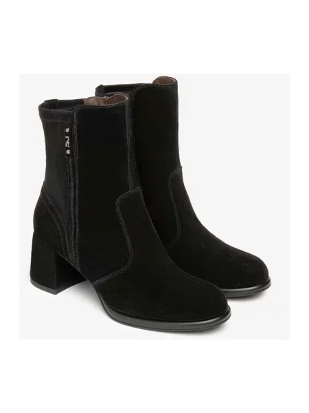 Buty do kostki Nerogiardini skórzane czarne