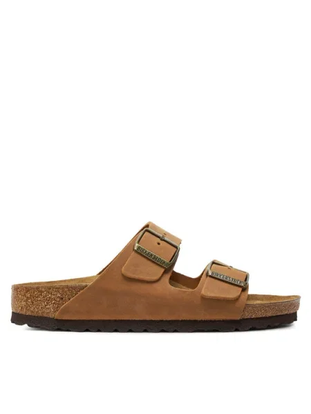 Pantofi Birkenstock din piele maro