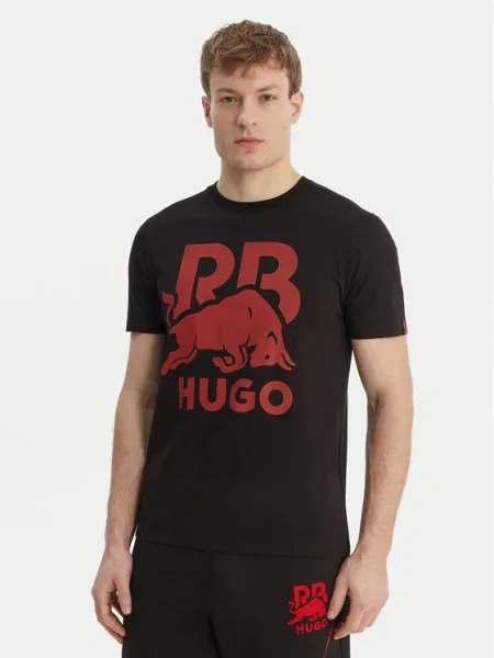 HUGO Póló Dlix_RB fekete