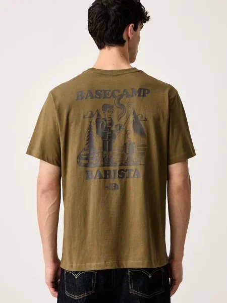 The North Face T-shirt Basecamp zielona