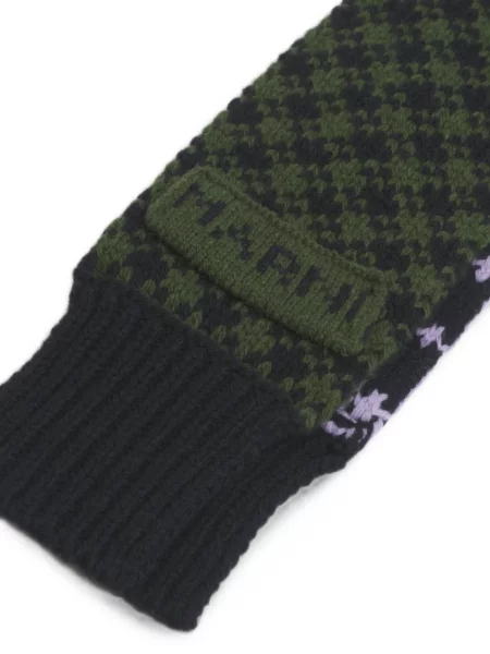 Fular Marni din jacard verde