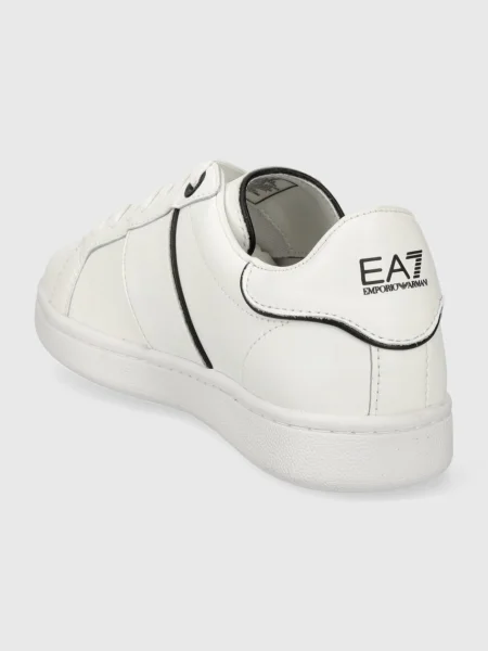 Emporio Armani Classic Logo fehér/fekete cipők. Méret: 38 EU fehér