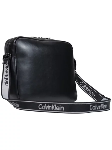 Calvin Klein Geantă de umăr gri închis alb negru