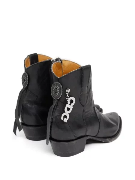Botine Comme Des Garçons din piele negru
