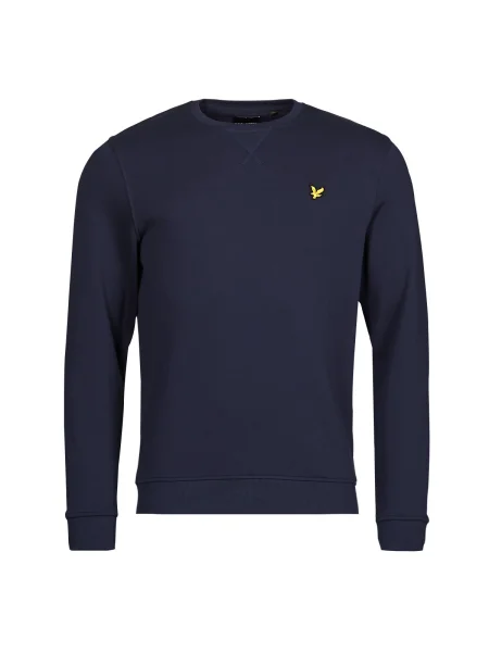Kerek nyakú pulcsi Lyle & Scott kék