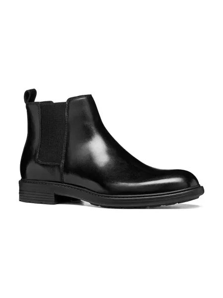 Geox gležnjarji usnjeni U WALK PLEASURE B črna