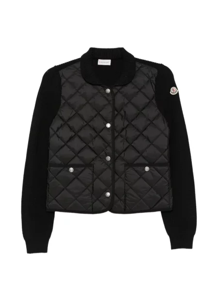 Matlasat geacă Moncler negru