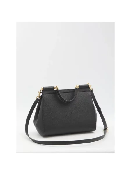 Torebka Dolce And Gabbana skórzana czarna