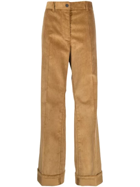Pantaloni chino Miu Miu maro