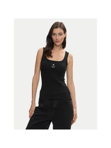 Guess Jeans Топ Regular Fit чорний