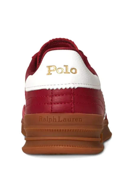Semišové boxerky Polo Ralph Lauren s kapucí s přezkou bílé