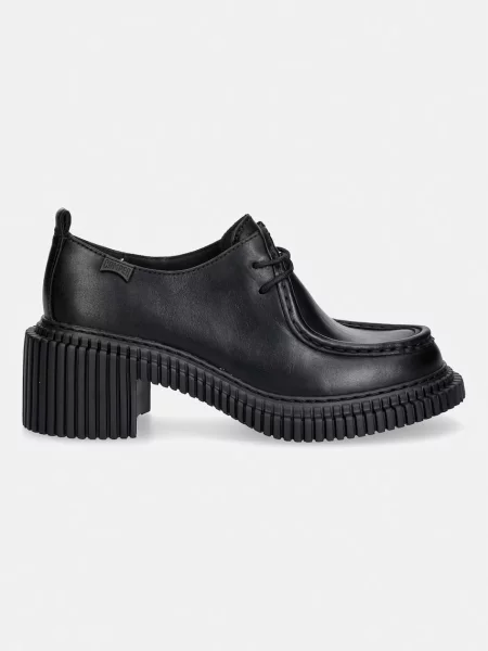 Camper pantofi cu din piele Pix London negru