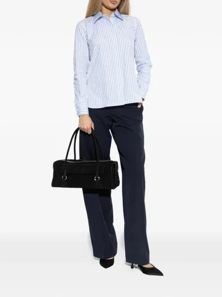 Pantaloni Stella Mccartney de lână albastru