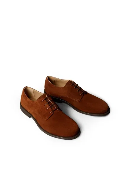 Nizki čevlji Calvin Klein Ess Rubber Derby Su rjava