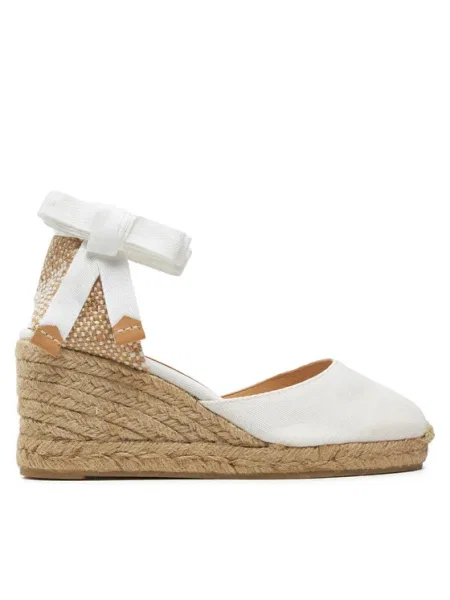 Espadrile Castañer alb