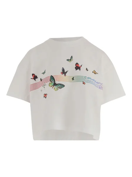 Tricou Casablanca cu imagine alb