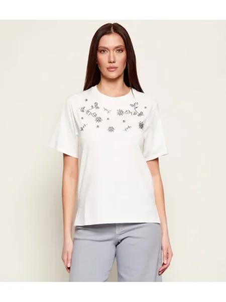 Weekend MaxMara Tricou WKDAGILE | Straight fit alb