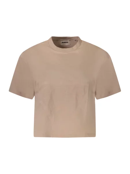 Guess t-shirt ADELE brązowy różowa