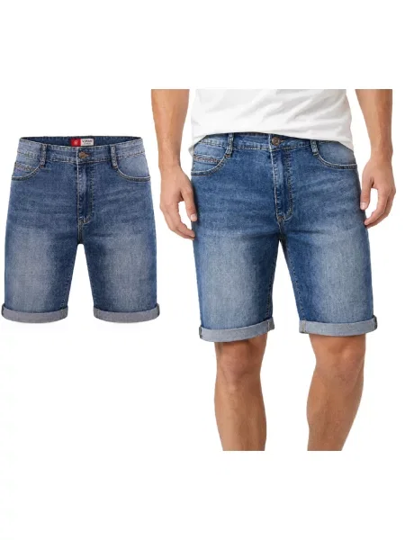 Pantaloni scurți din denim Viman albastru