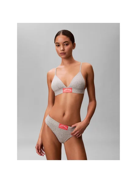 Calvin Klein Underwear Podprsenka melírovaná / oranžová / biela sivá