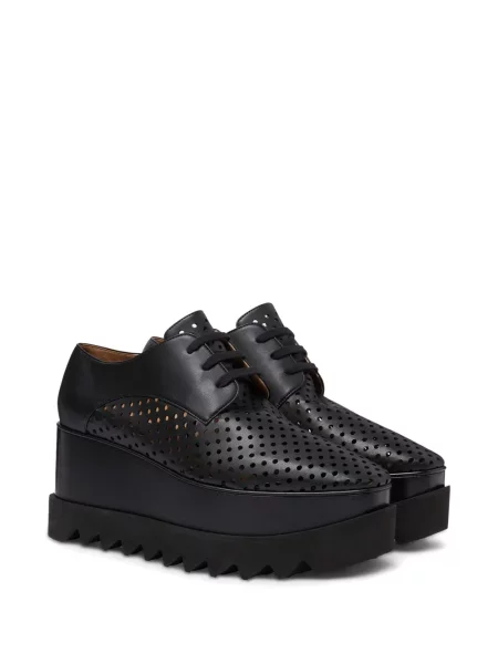 Platform talpú félcipő Stella Mccartney fekete